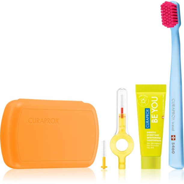 Curaprox Travel Set комплект за пътуване Orange (за зъби