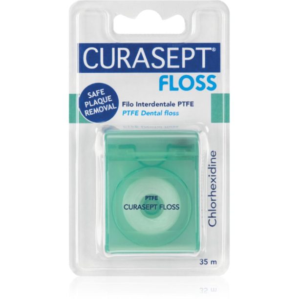 Curasept Dental Floss PTFE специален конец за зъби с антибактериална добавка 35 м