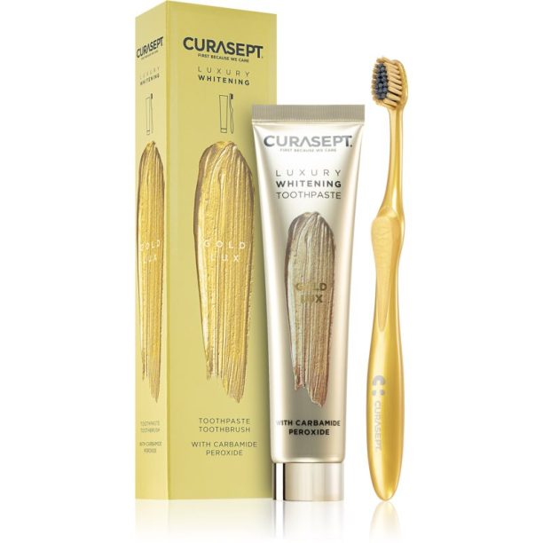 Curasept Gold Lux Set комплект за избелване за зъби