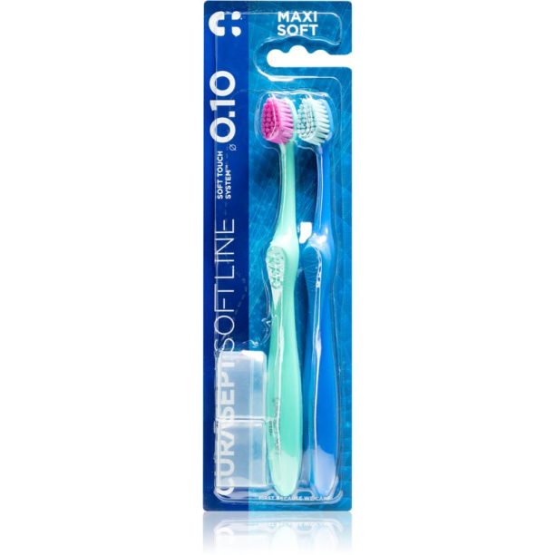 Curasept Softline 0.10 Maxi Soft 2Pack четка за зъби 2 бр.