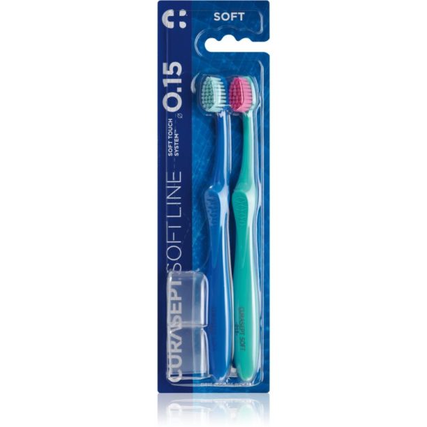 Curasept Softline 0.15 Soft 2pack четка за зъби 2 бр. на ниска цена