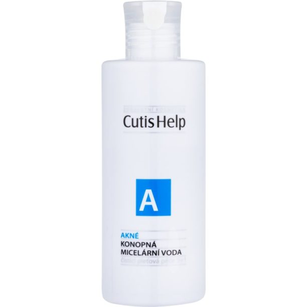 CutisHelp Health Care A - Acne конопна мицеларна вода 3 в 1 за проблемна кожа