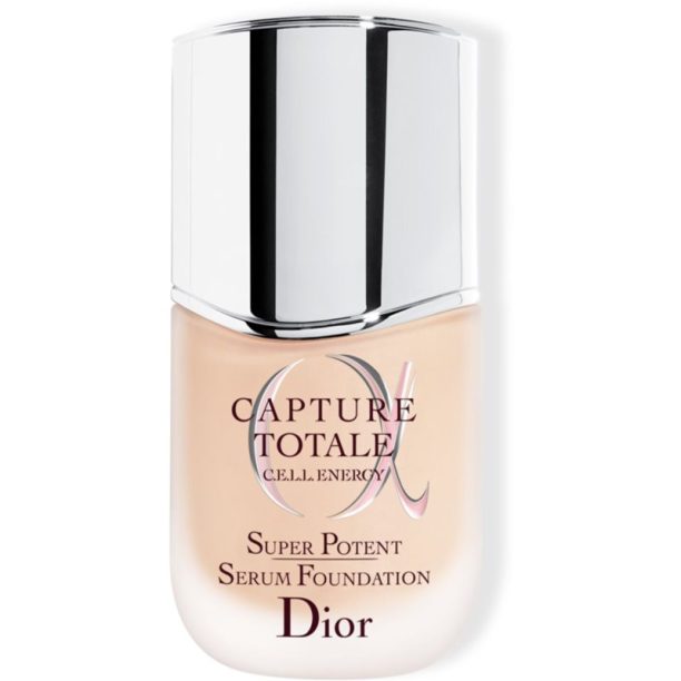 DIOR Capture Totale Super Potent Serum Foundation фон дьо тен против стареене на кожата SPF 20 цвят 1CR Cool Rosy 30 мл. на ниска цена