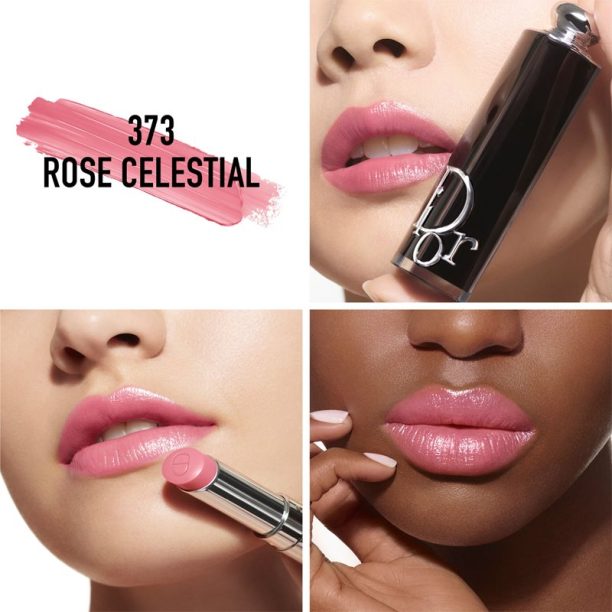 DIOR Dior Addict Refill бляскаво червило пълнител цвят 373 Rose Celestial 3