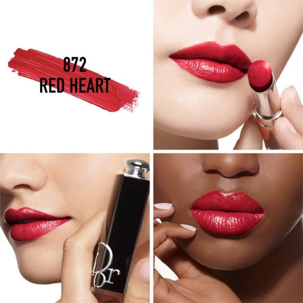 DIOR Dior Addict Refill бляскаво червило пълнител цвят 872 Red Heart 3