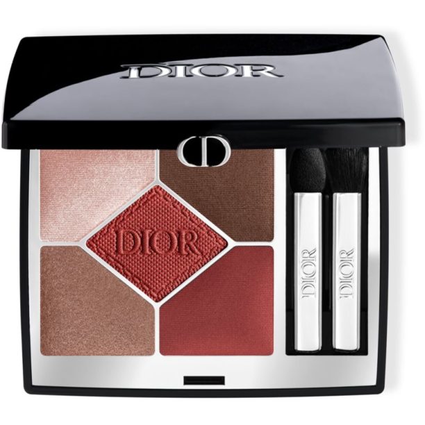 DIOR Diorshow 5 Couleurs Couture палитра сенки за очи цвят 673 Red Tartan 7 гр. на ниска цена