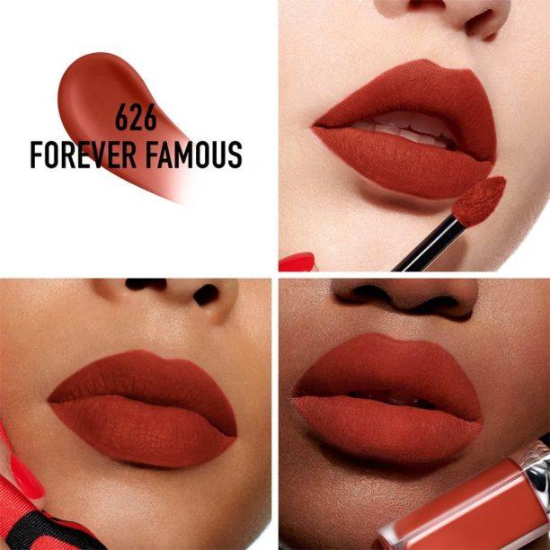 DIOR Rouge Dior Forever Liquid матиращо течно червило цвят 626 Forever Famous 6 мл. на ниска цена