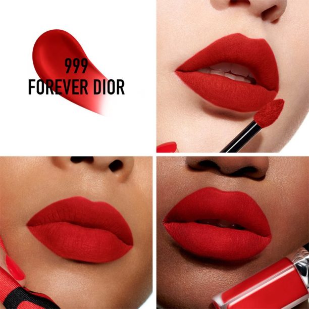 DIOR Rouge Dior Forever Liquid матиращо течно червило цвят 999 Forever Dior 6 мл. на ниска цена