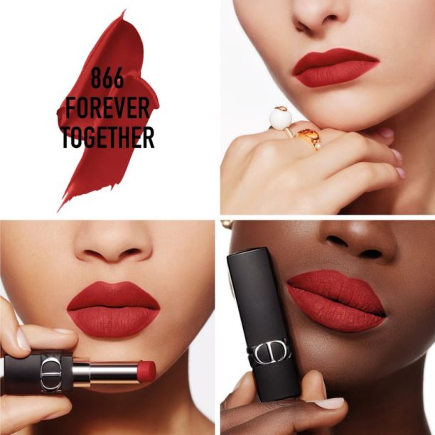 DIOR Rouge Dior Forever матиращо червило цвят 866 Forever Together 3