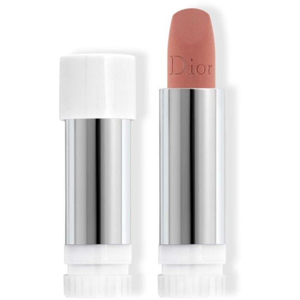 DIOR Rouge Dior The Refill хидратиращ балсам за устни пълнител цвят 100 Nude Look Matte 3