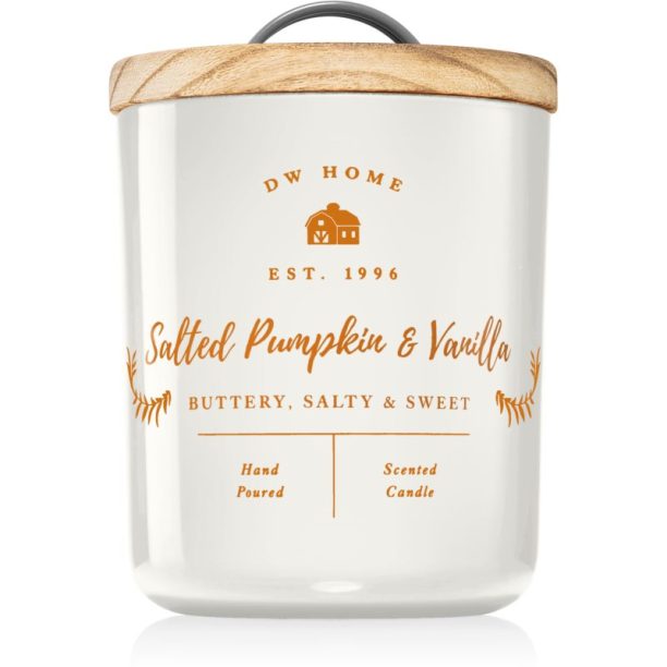 DW Home Farmhouse Salted Pumpkin & Vanilla ароматна свещ 241 гр.