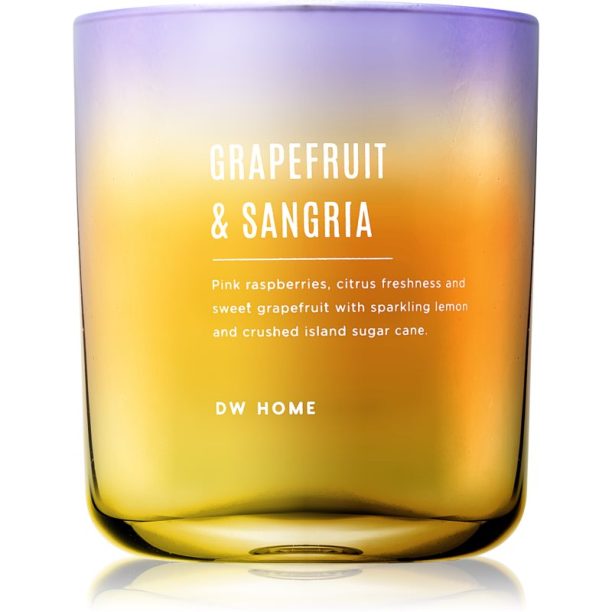 DW Home Grapefruit & Sangria ароматна свещ 264 гр.