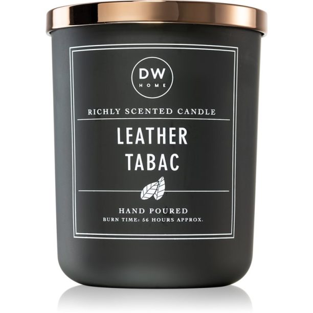 DW Home Signature Leather Tabac ароматна свещ 434 гр.