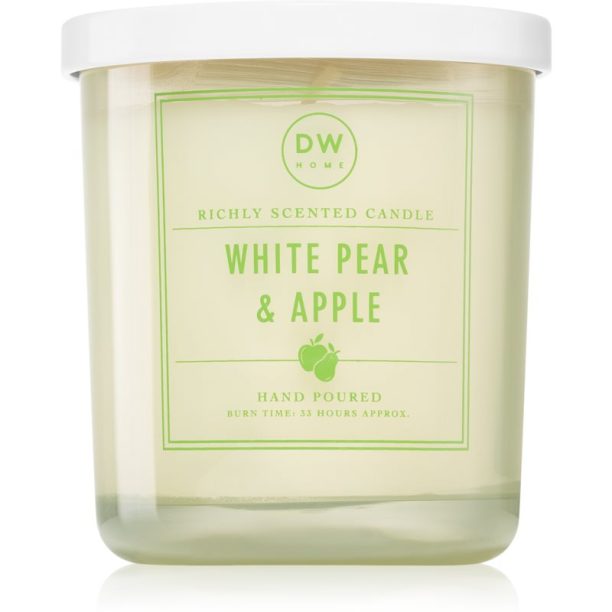 DW Home Signature White Pear & Apple ароматна свещ 258 гр.