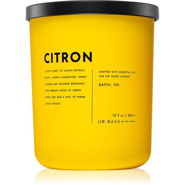 DW Home Ur*Bane Citron ароматна свещ 434 гр.