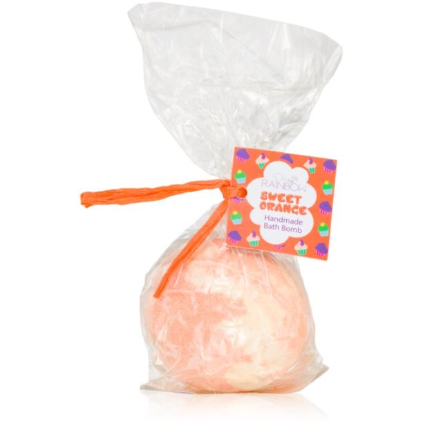 Daisy Rainbow Bath Bomb пенлива топка за вана Sweet Orange 120 гр.