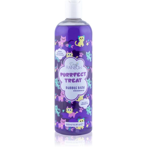 Daisy Rainbow Bubble Bath Purrfect Treat душ-гел и пяна за вана за деца 500 мл.