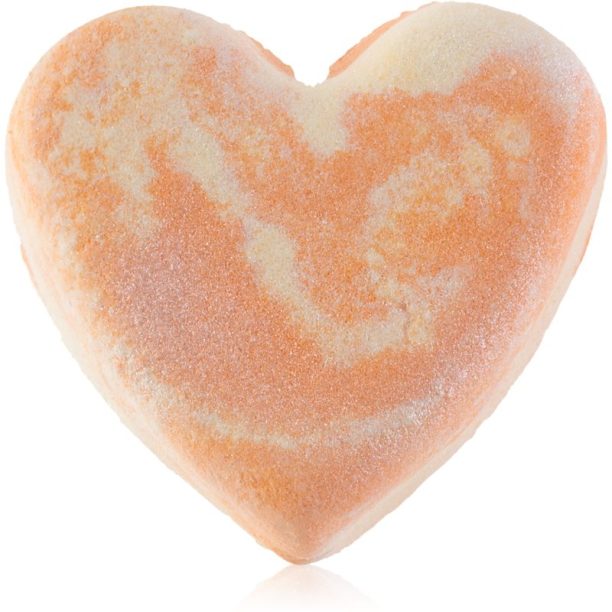 Daisy Rainbow Bubble Bath Sparkly Heart пенлива топка за вана Sweet Orange 70 гр.