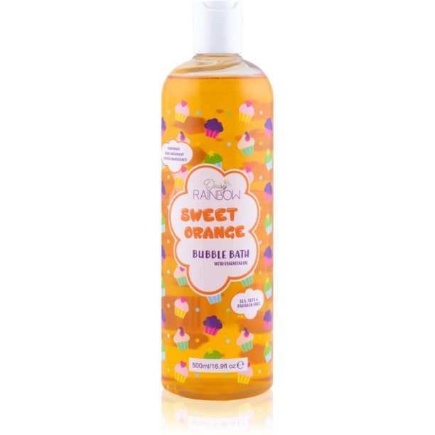 Daisy Rainbow Bubble Bath Sweet Orange душ-гел и пяна за вана за деца 500 мл.