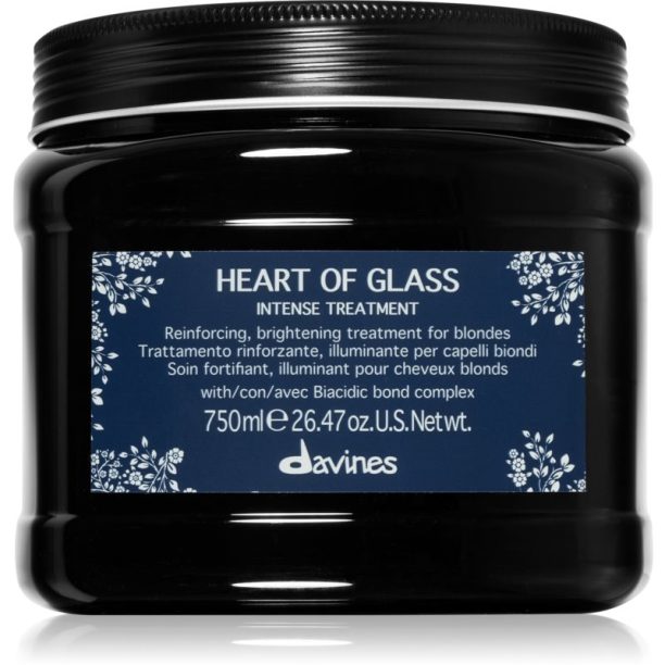 Davines Heart of Glass Intense Treatment Интензивна грижа за руса коса 750 мл.