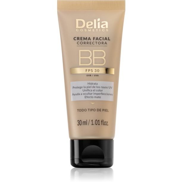 Delia Cosmetics BB тониращ крем за лице SPF 30 цвят Light 30 мл.