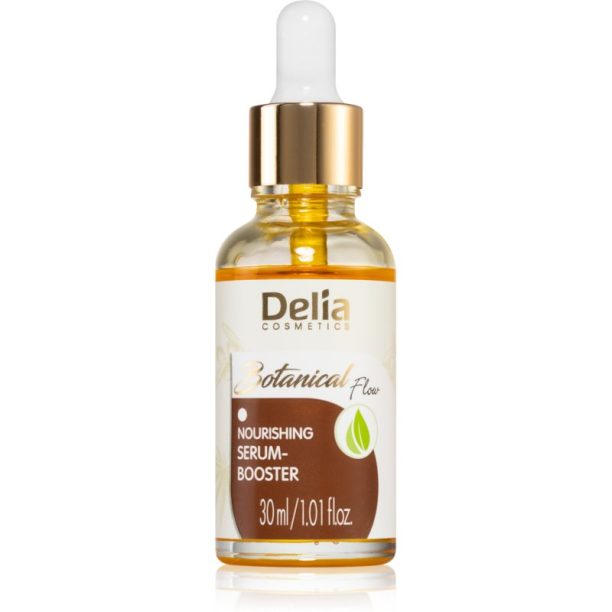 Delia Cosmetics Botanical Flow 7 Natural Oils подхранващ серум за суха до чувствителна кожа 30 мл.