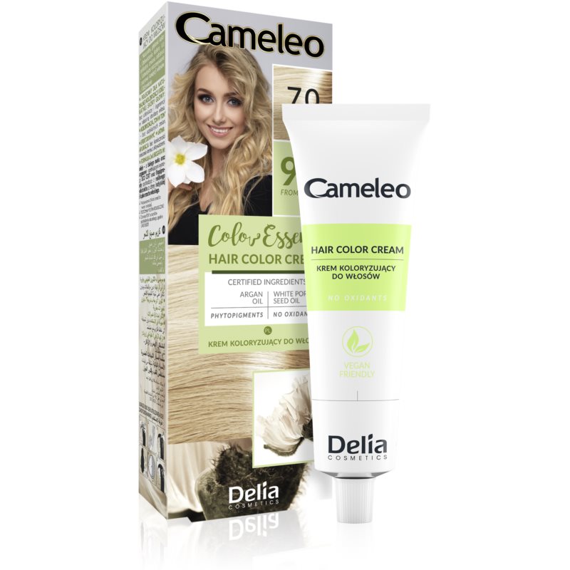 Delia Cosmetics Cameleo Color Essence боя за коса в туба цвят 7.0 Blonde 75 гр.