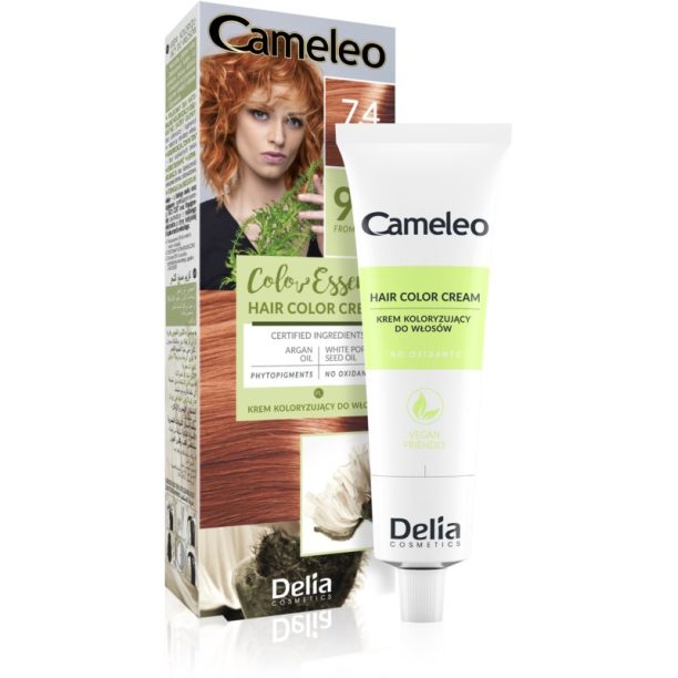 Delia Cosmetics Cameleo Color Essence боя за коса в туба цвят 7.4 Copper Red 75 гр.