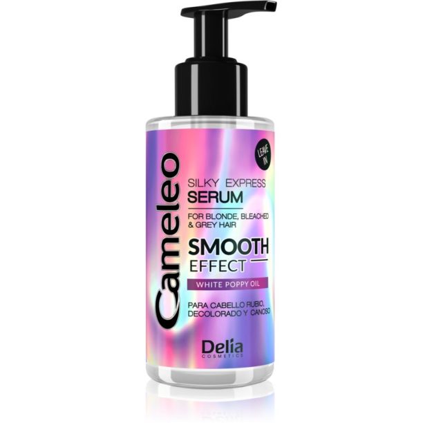 Delia Cosmetics Cameleo Smooth Effect регенериращ серум за руса и сива коса 145 мл.