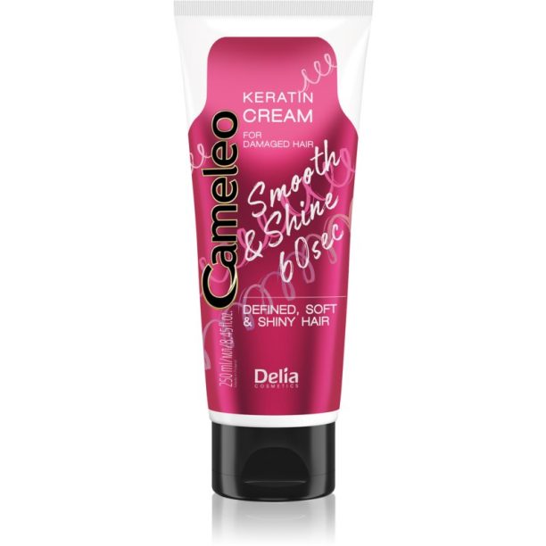 Delia Cosmetics Cameleo Smooth & Shine 60 sec крем за коса за блясък и мекота на косата 250 мл.