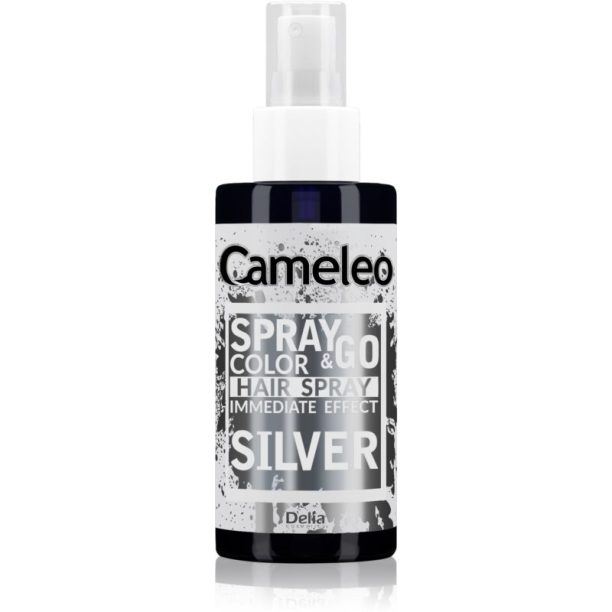 Delia Cosmetics Cameleo Spray & Go тониращ спрей за коса цвят Silver 150 мл.