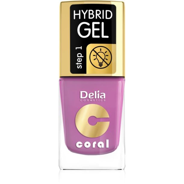 Delia Cosmetics Coral Nail Enamel Hybrid Gel гел лак за нокти цвят 05 11 мл.