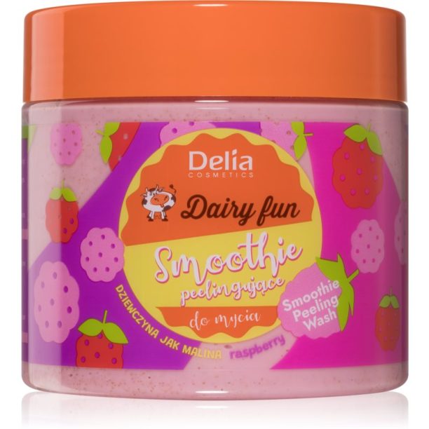 Delia Cosmetics Dairy Fun пилинг за тяло Raspberry 350 гр.