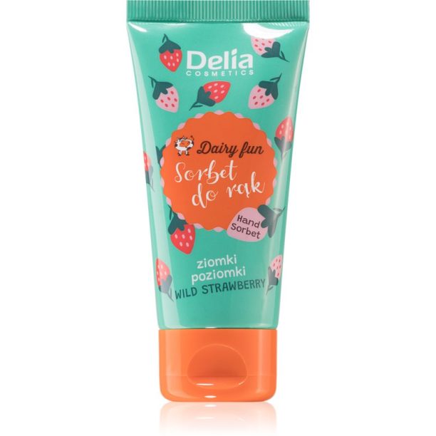 Delia Cosmetics Dairy Fun подхранващ крем за ръце Wild Strawberry 50 мл.