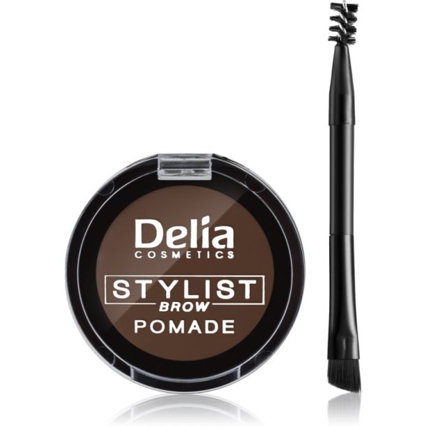 Delia Cosmetics Eyebrow Expert помада за вежди цвят Dark Brown 4 гр.