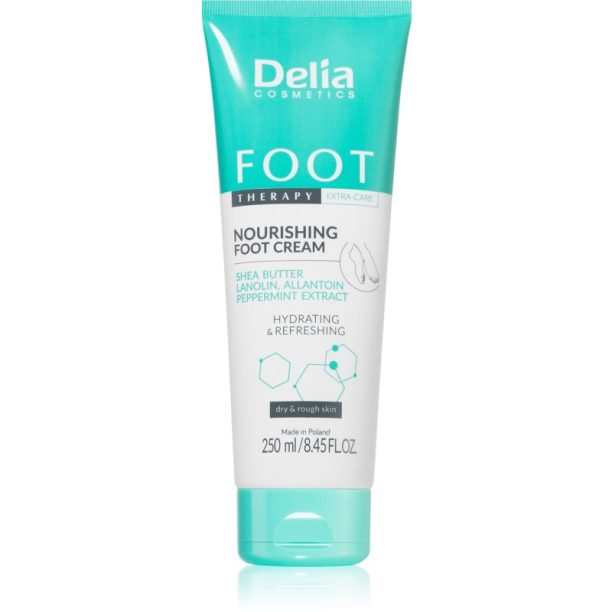 Delia Cosmetics FOOT THERAPY подхранващ крем за крака 250 мл.