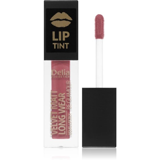 Delia Cosmetics Lip Tint матиращо течно червило цвят 010 NUDE ROSE 5 мл.