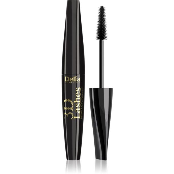 Delia Cosmetics New Look 3D Lashes спирала за обем цвят Black 12 мл.