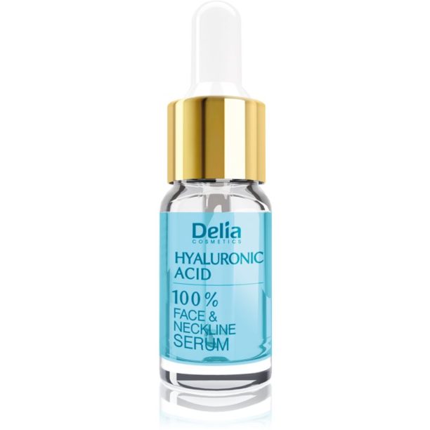 Delia Cosmetics Professional Face Care Hyaluronic Acid интензивен попълващ серум против бръчки с хиалуроноваа киселина за лице