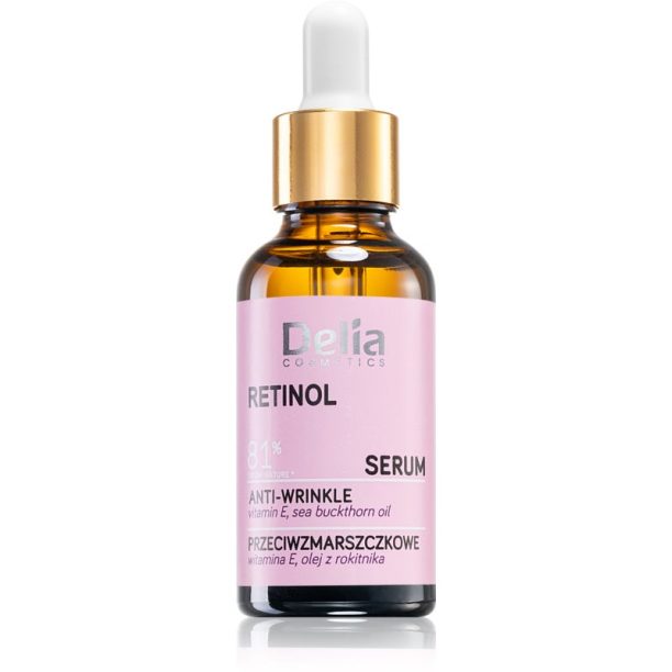 Delia Cosmetics Retinol серум против бръчки за лице