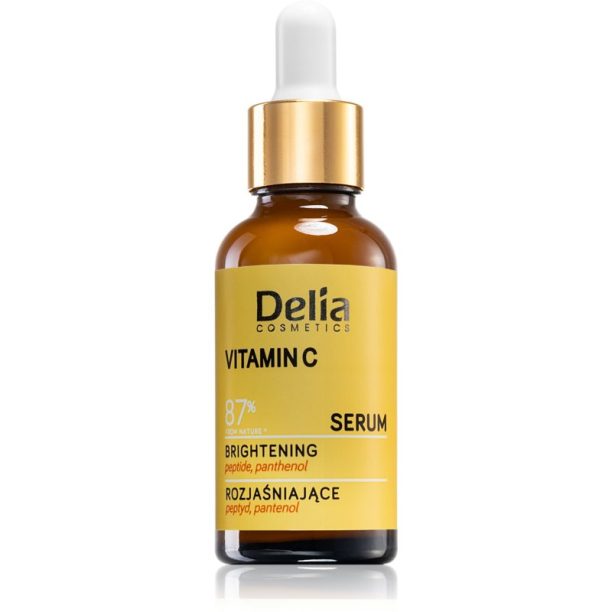 Delia Cosmetics Vitamin C озаряващ серум за лице