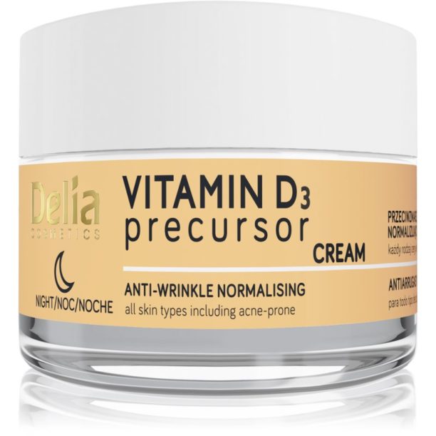 Delia Cosmetics Vitamin D3 Precursor нощен крем против бръчки 50 мл.