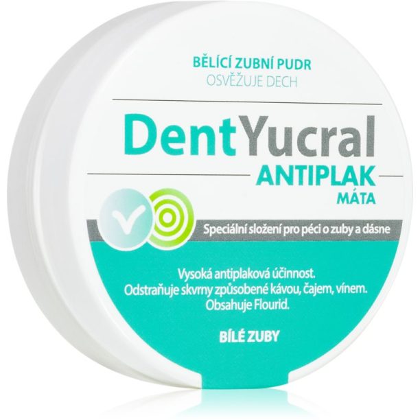 DentYucral Antiplaca избелваща пудра за зъби 50 гр.