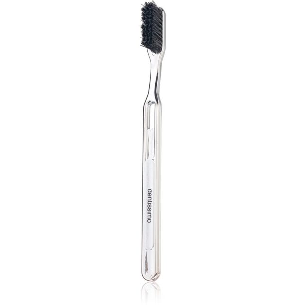 Dentissimo Toothbrushes Hard четка за зъби цвят Silver 1 бр.