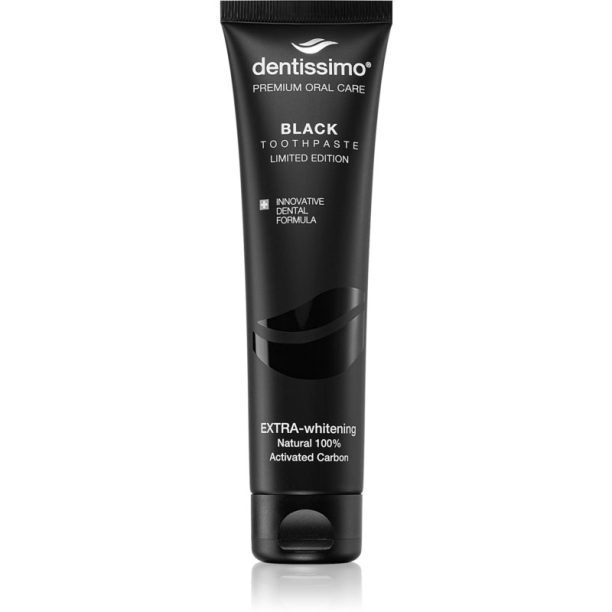 Dentissimo Toothpaste Black черна избелваща паста за зъби 75 мл.