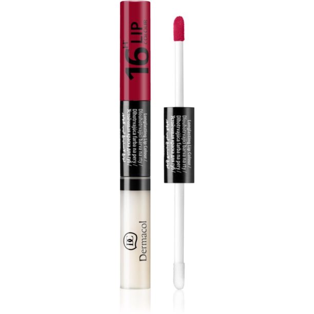 Dermacol 16H Lip Colour дълготране двуфазен цвят и гланц за устни цвят 06 4.8 гр.