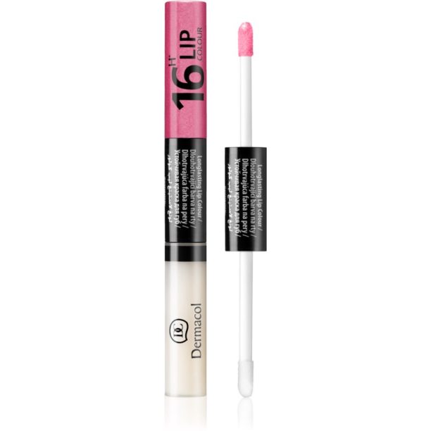 Dermacol 16H Lip Colour дълготране двуфазен цвят и гланц за устни цвят 11 4.8 гр.