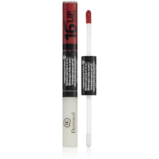 Dermacol 16H Lip Colour дълготране двуфазен цвят и гланц за устни цвят 20 4.8 гр.