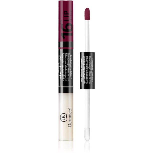 Dermacol 16H Lip Colour дълготране двуфазен цвят и гланц за устни цвят 22 4.8 гр.