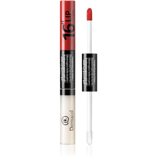 Dermacol 16H Lip Colour дълготране двуфазен цвят и гланц за устни цвят 34 4.8 гр.